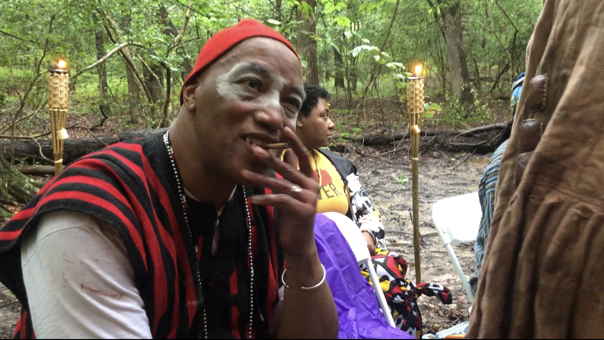 Tegare on Yao Atta at the 1st Festival in Nokore Village. 